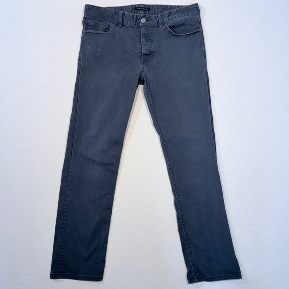 Theory Other - Theory Haydin Writer Pants Mens 33 Dark Grey Slim Fit Stretch Cotton
